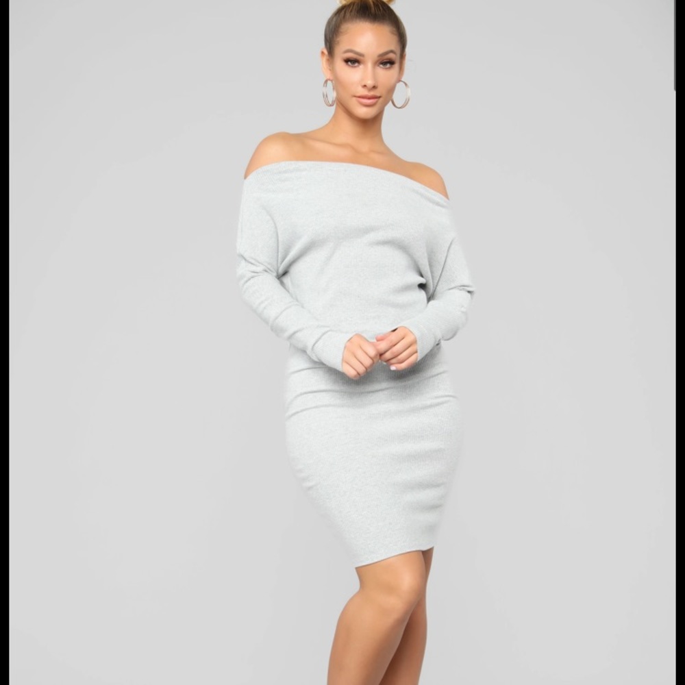FN Sweater midi dress